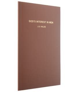 J.S. Hales God's interest in men